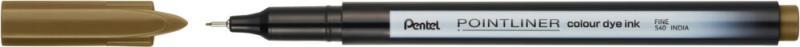 Pentel tűfilc SZÍNES Pointliner 0,4 mm – barna